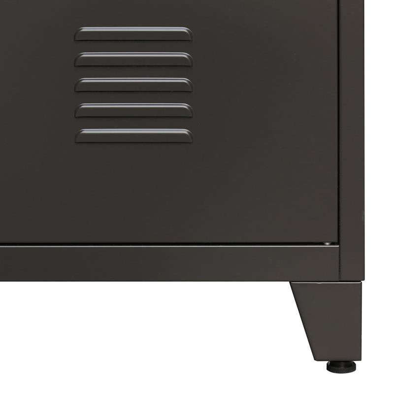 YUMI ARMADIO 2/A SEMIAPERTO 85X45X190 CM NERO