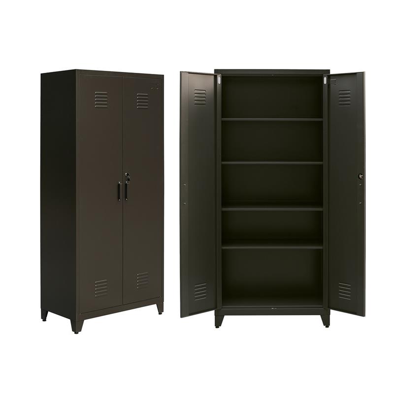 YUMI ARMADIO 2/A CHIUSO 85X45X190 CM NERO