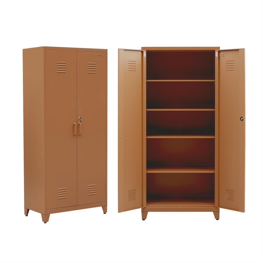 YUMI ARMADIO 2/A CHIUSO 85X45X190 CM MATTONE