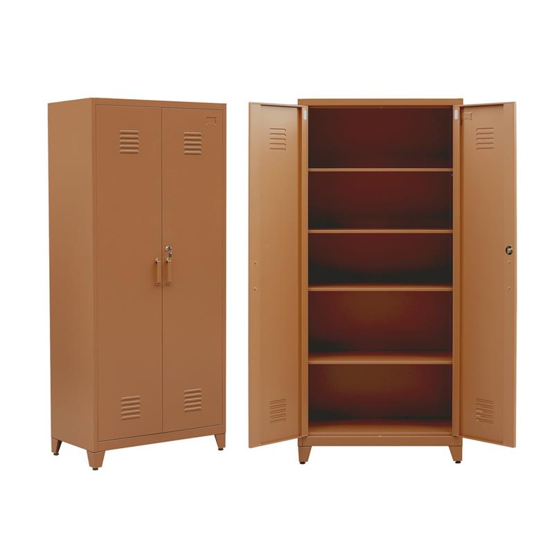 YUMI ARMADIO 2/A CHIUSO 85X45X190 CM MATTONE