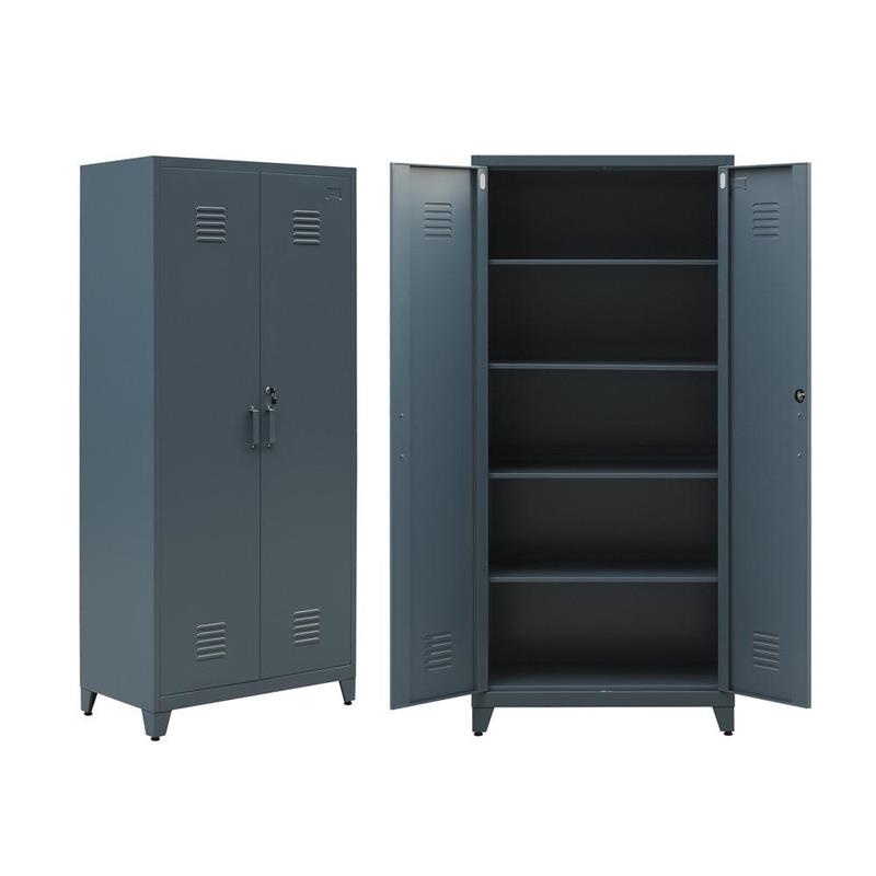 YUMI ARMADIO 2/A CHIUSO 85X45X190 CM CERULEO