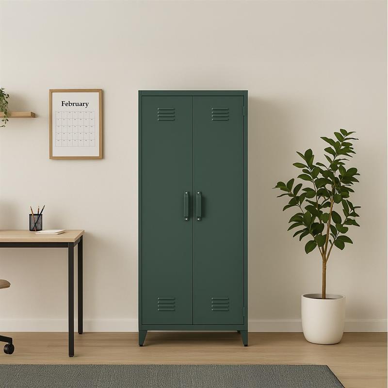 YUMI ARMADIO 2/A CHIUSO 85X45X190 CM VERDONE