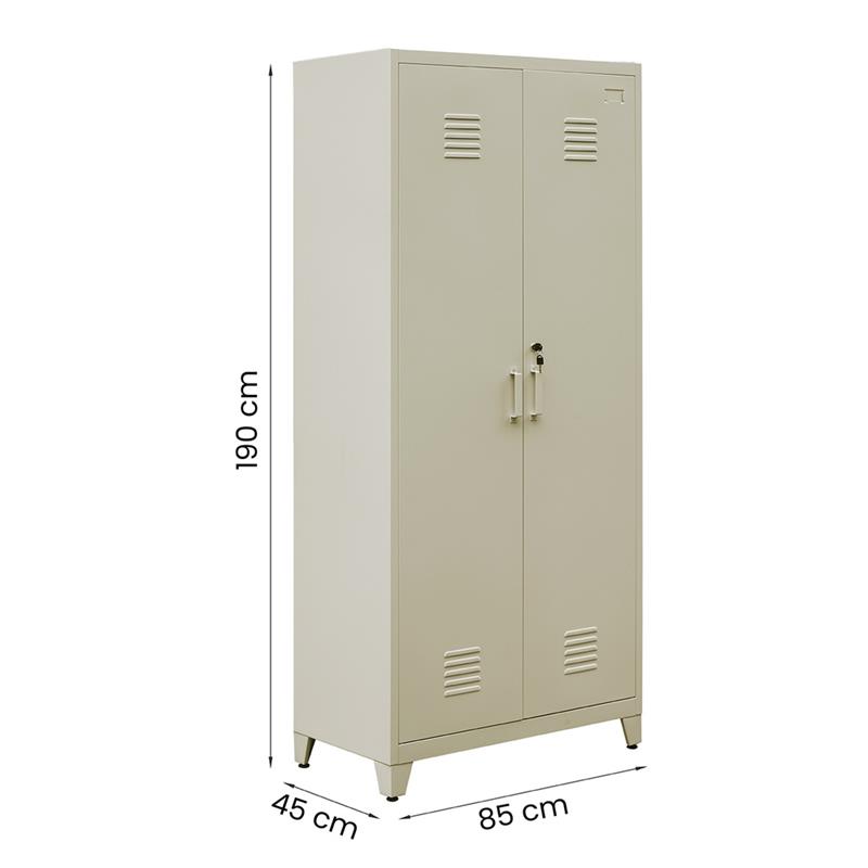YUMI ARMADIO 2/A CHIUSO 85X45X190 CM AVORIO