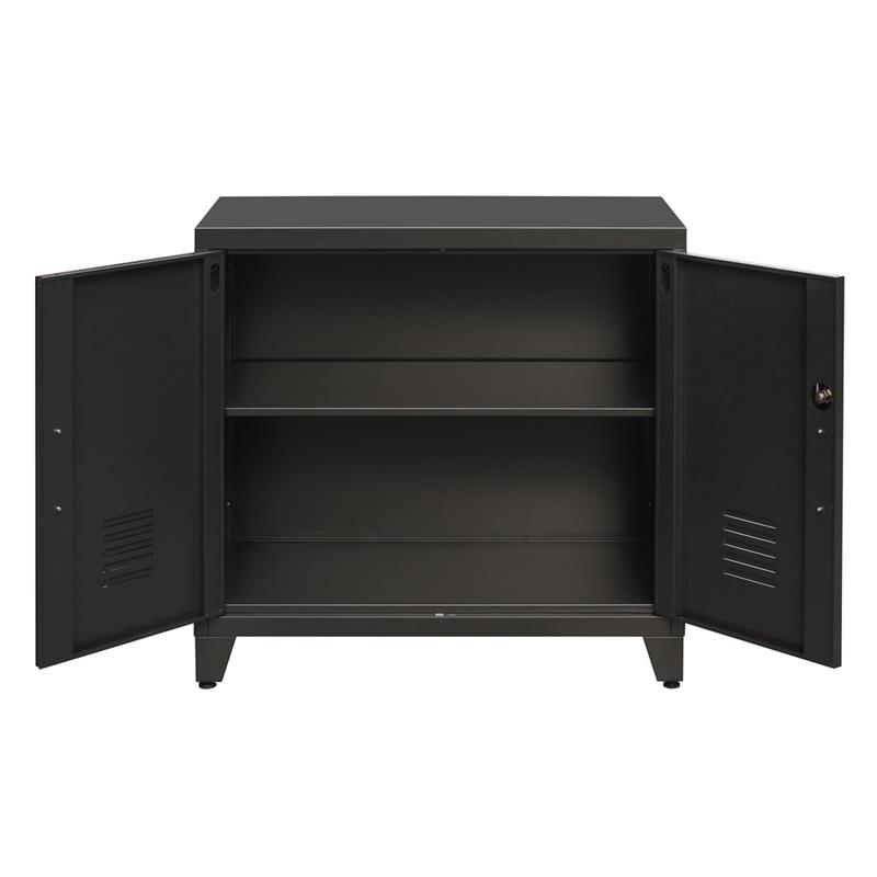 YUMI ARMADIO 2/A 85X45X82 CM NERO