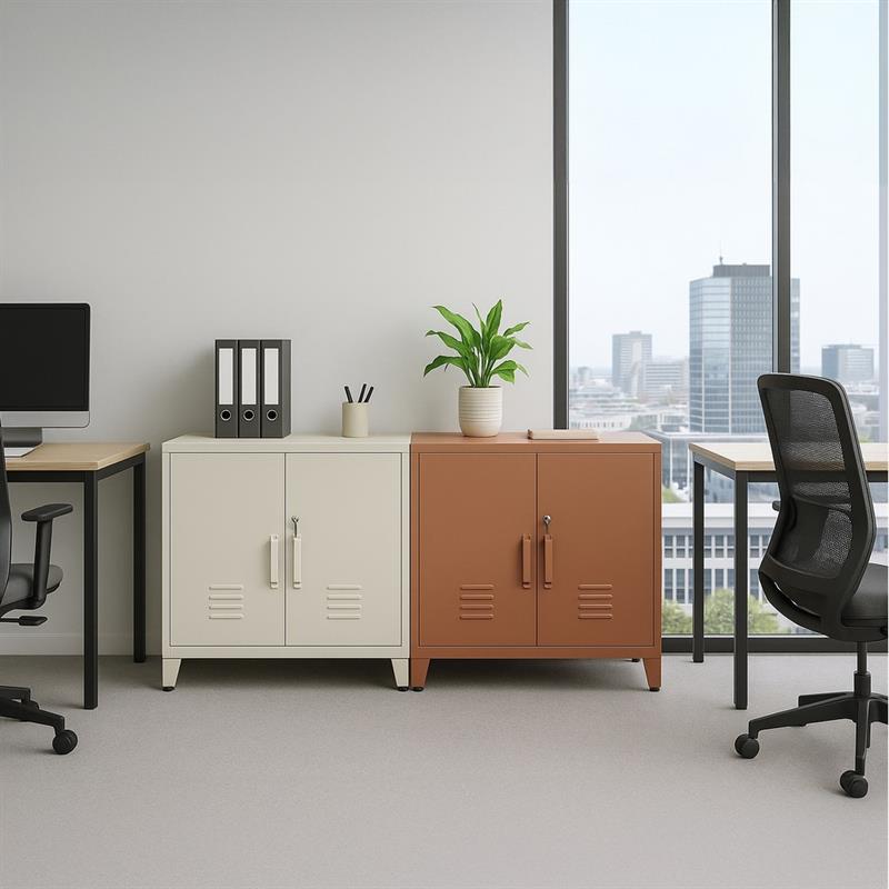 YUMI ARMADIO 2/A 85X45X82 CM MATTONE