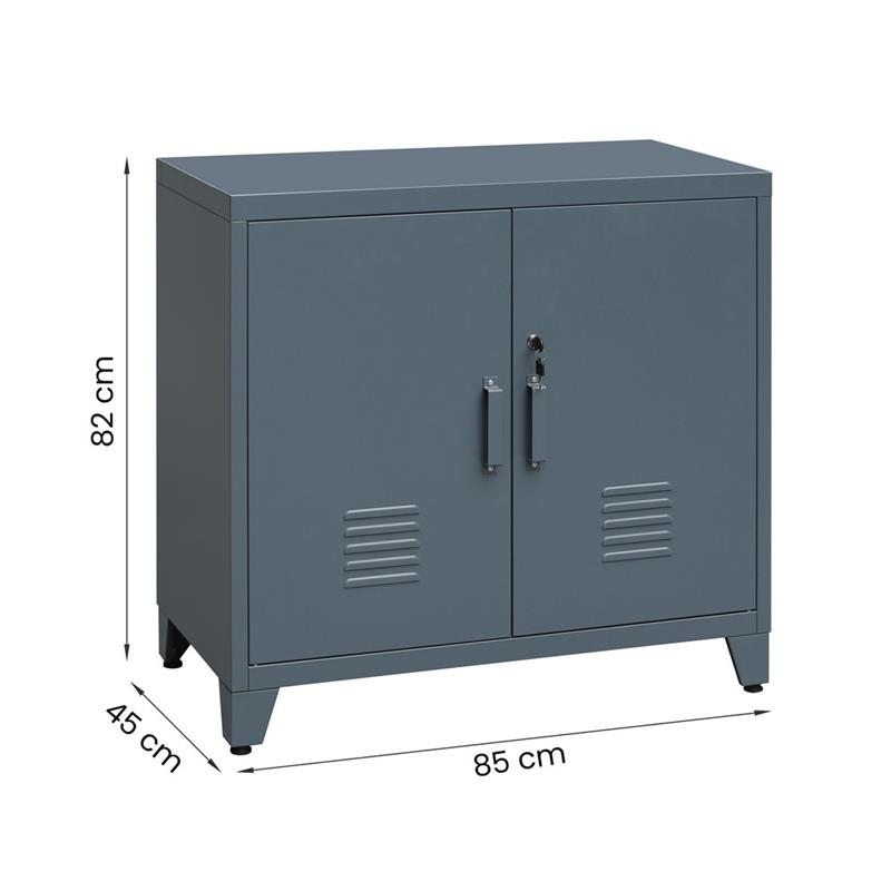 YUMI ARMADIO 2/A 85X45X82 CM CERULEO