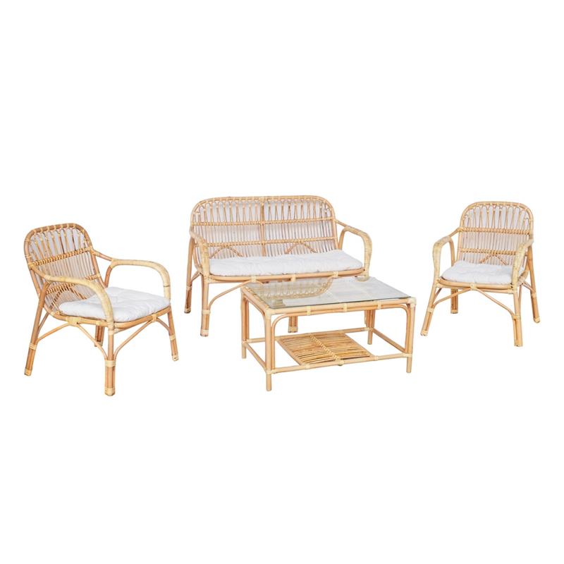 SET TEMAN RATTAN NATURALE