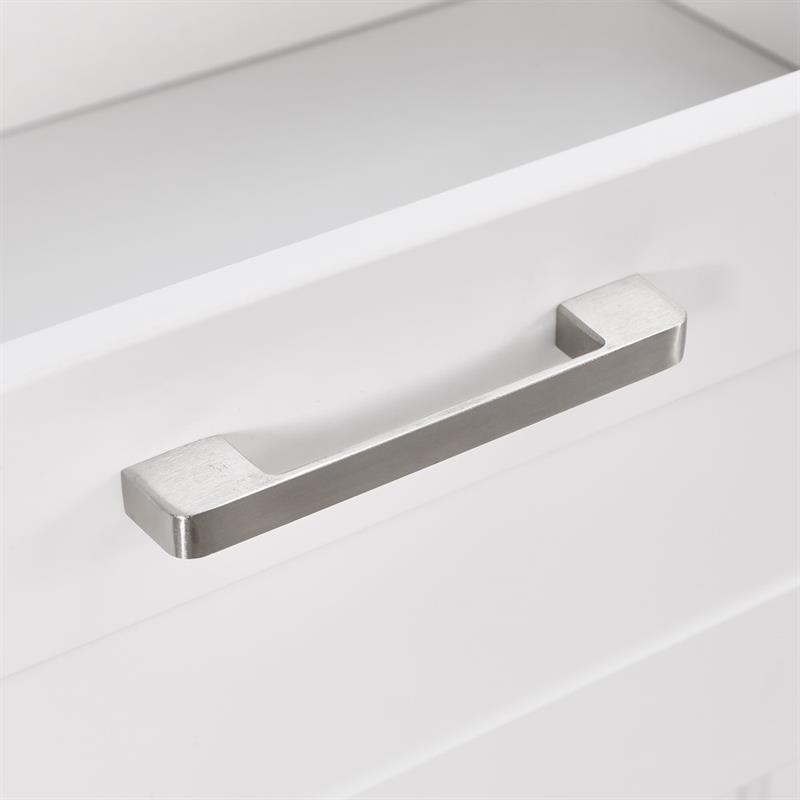 GINEVRA CASSETTIERA 6 CASSETTI ORIZ. BIANCA 161X50X81 CM