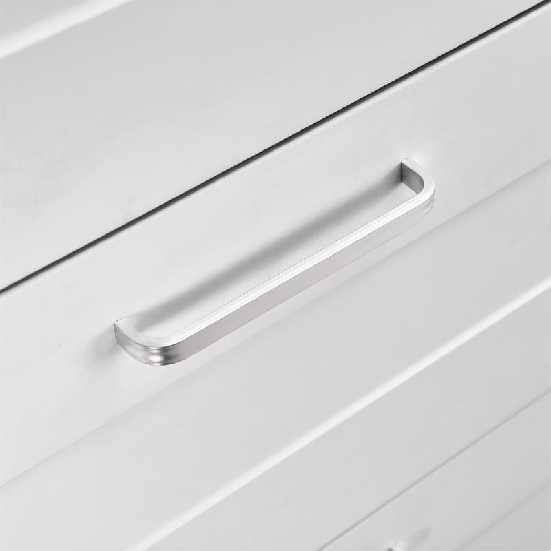 GINEVRA CASSETTIERA5 CASSETTI BIANCA 70X45X135 CM