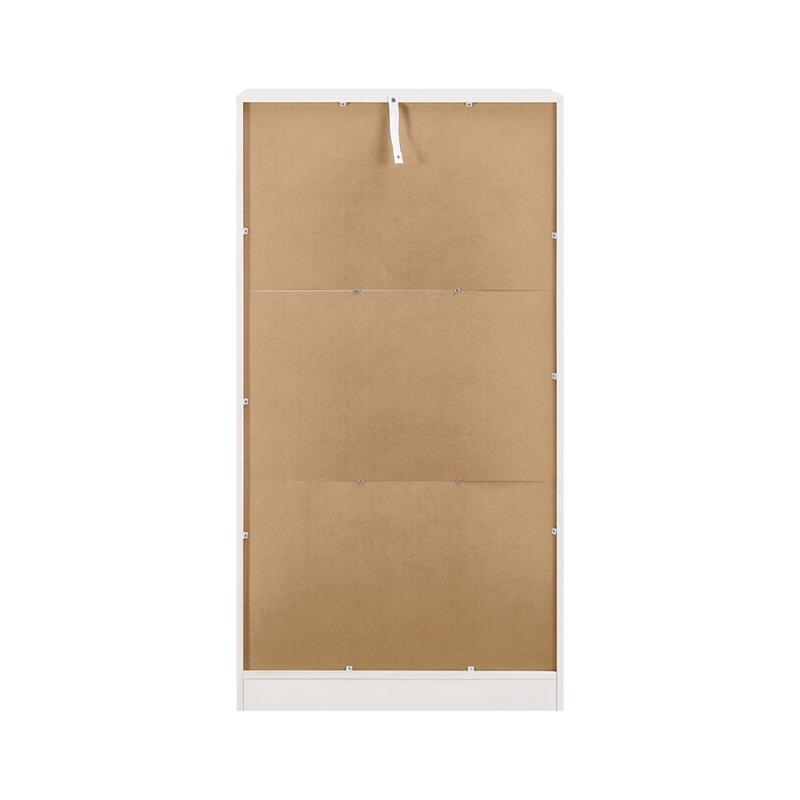 GINEVRA CASSETTIERA5 CASSETTI BIANCA 70X45X135 CM