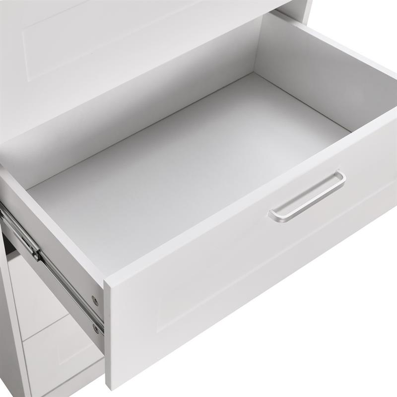 GINEVRA CASSETTIERA5 CASSETTI BIANCA 70X45X135 CM