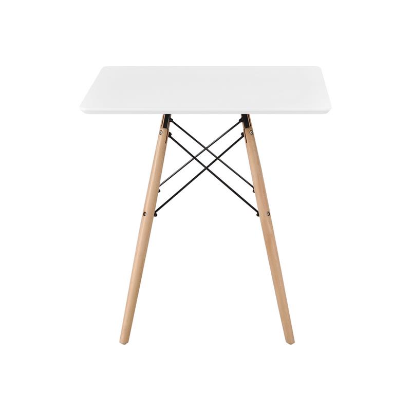 ESTER CROSS TAVOLO BIANCO 70X70X74 CM