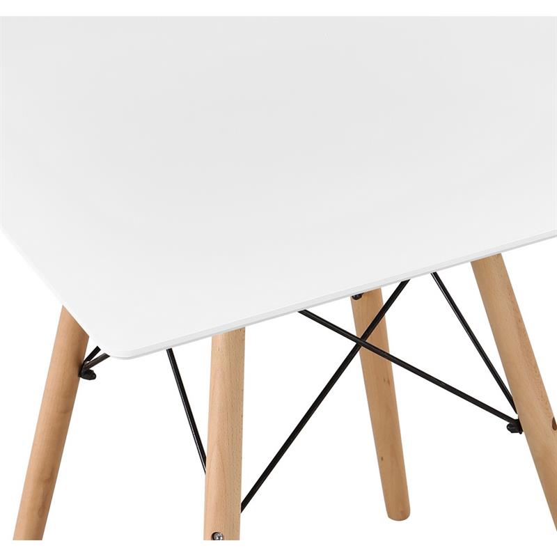 ESTER CROSS TAVOLO BIANCO 70X70X74 CM