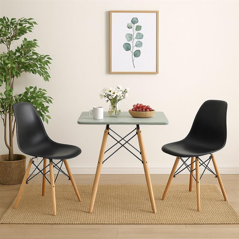 ESTER CROSS TAVOLO VERDE 70X70X74 CM