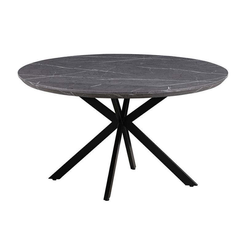 GABRY TAVOLO TONDO MARMO GRIGIO SCURO 140X140X76 CM