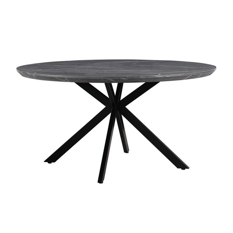 GABRY TAVOLO TONDO MARMO GRIGIO SCURO 140X140X76 CM