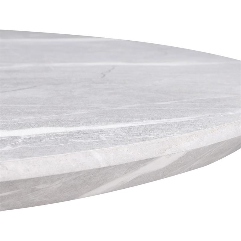 GABRY TAVOLO TONDO MARMO GRIGIO CHIARO 140X140X76 CM