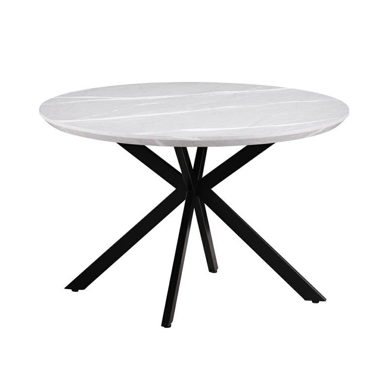 GABRY TAVOLO TONDO MARMO GRIGIO CHIARO 120X120X76 CM