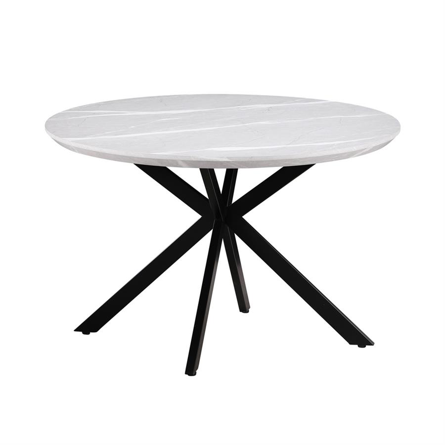 GABRY TAVOLO TONDO MARMO GRIGIO CHIARO 120X120X76 CM