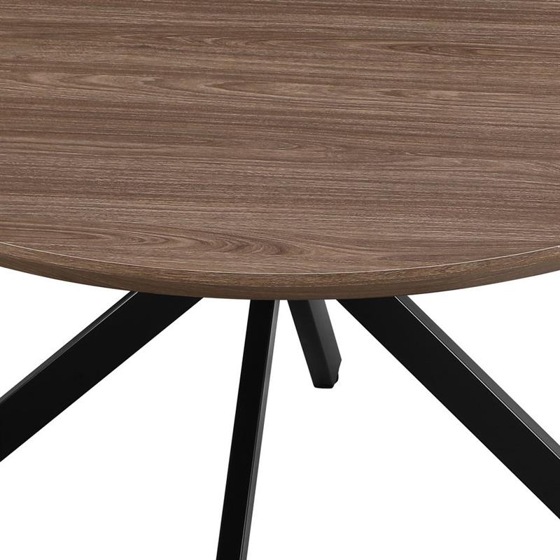 GABRY TAVOLO TONDO ROVERE INVECCHIATO 120X120X76 CM