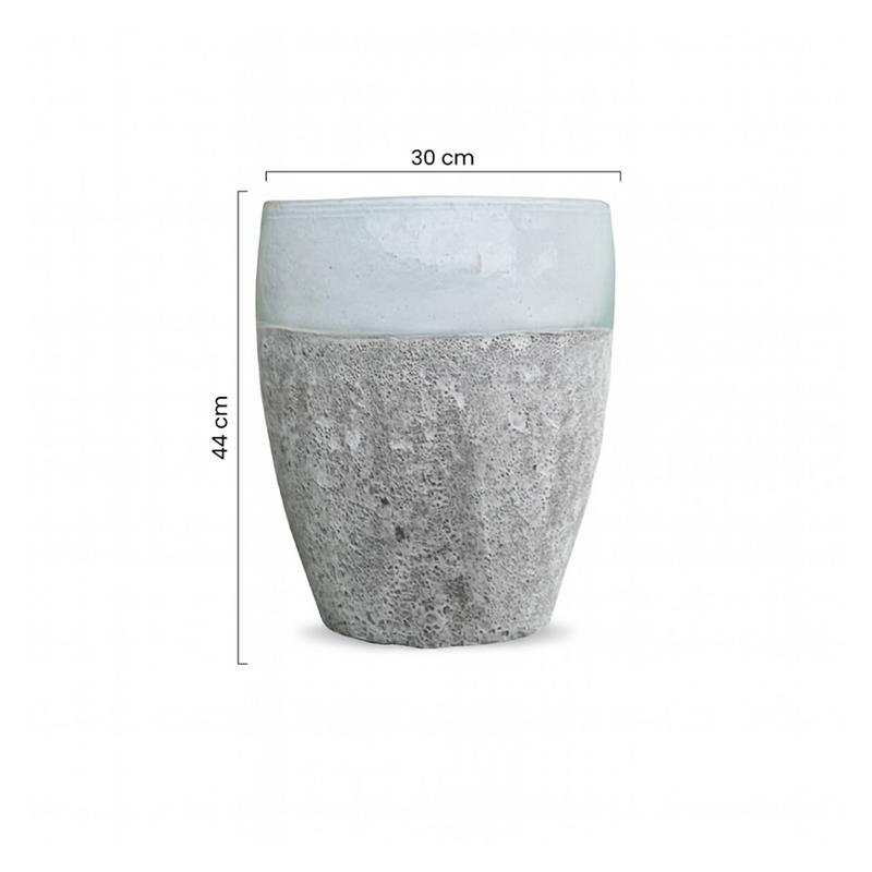 VASO YANACA 30*44 BIANCO