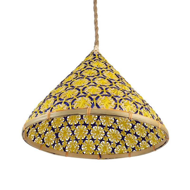 PARALUME A TRIANGOLO  BAMBOO  GIALLO D. 30