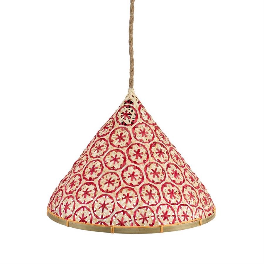 PARALUME A TRIANGOLO BAMBOO  ROSSO D. 30