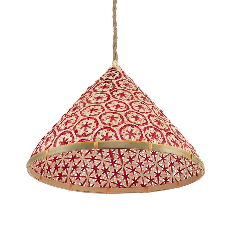 PARALUME A TRIANGOLO BAMBOO  ROSSO D. 30