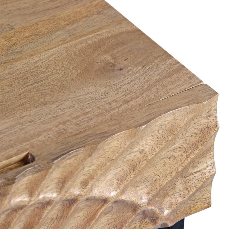 SOLE CONSOLLE MANGO NAT METALLO 100X35X75CM