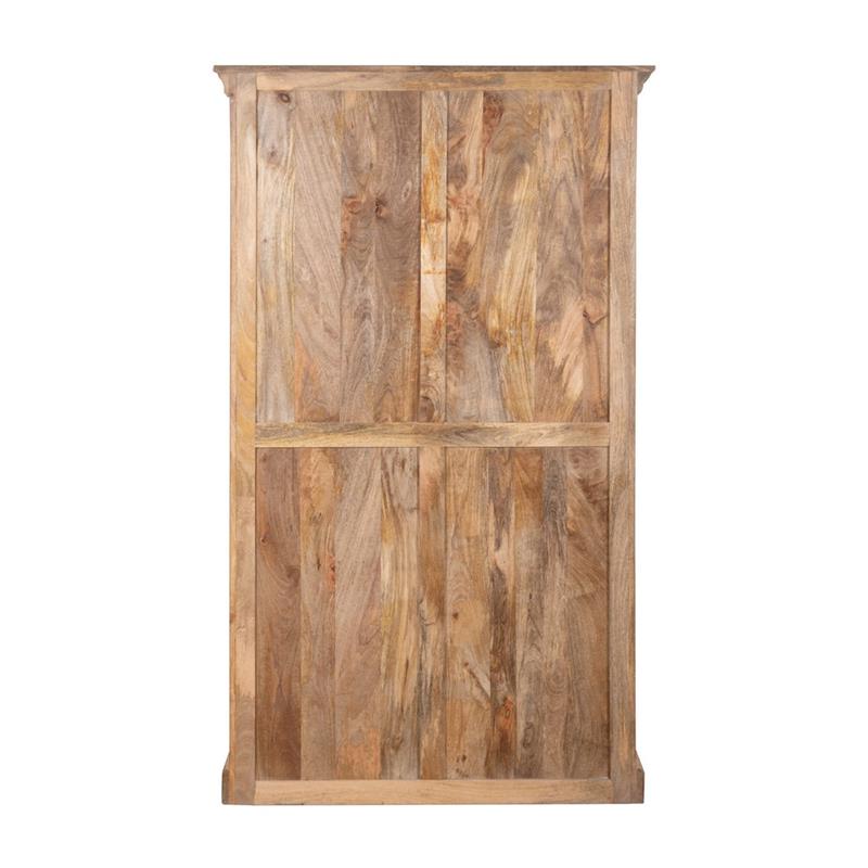 SALENTO VETRINA MANGO 2 ANTE 105X40X180CM BIANCO DEK