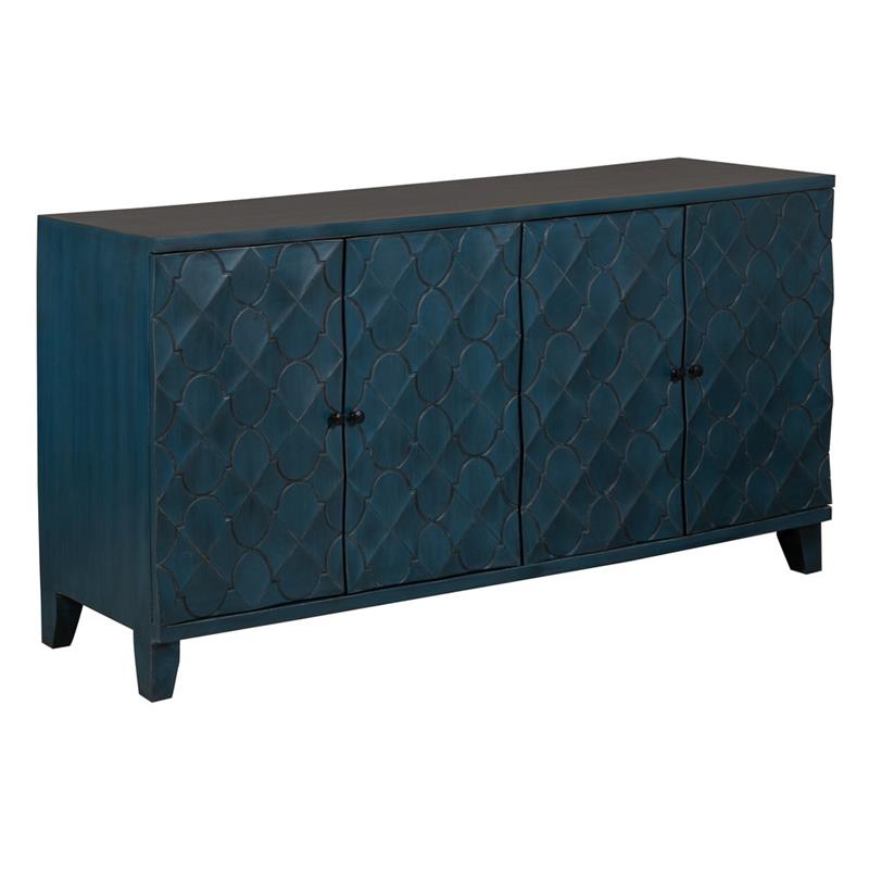 DAMA MADIA 3/A MANGO BLU SCURO 198X43X85CM