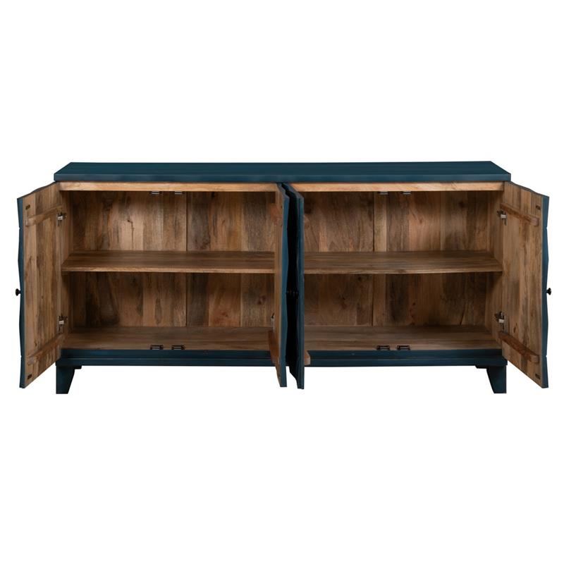 DAMA MADIA 3/A MANGO BLU SCURO 198X43X85CM