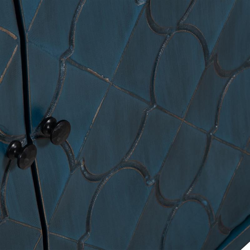 DAMA MADIA 3/A MANGO BLU SCURO 198X43X85CM