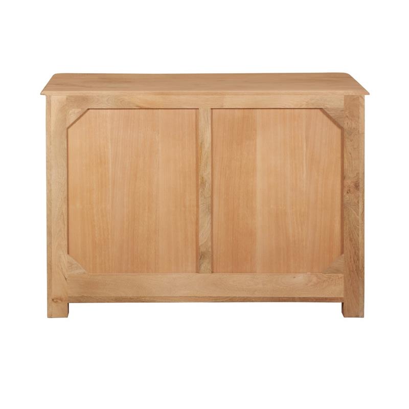 PARIS CASSETTIERA 3/CASSETTONI MANGO NATURAL 124X50X89CM