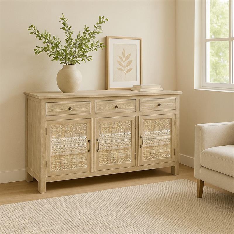 ALMIRA MADIA  3/C 2/A INTARSI BIANCHI 135X40X85