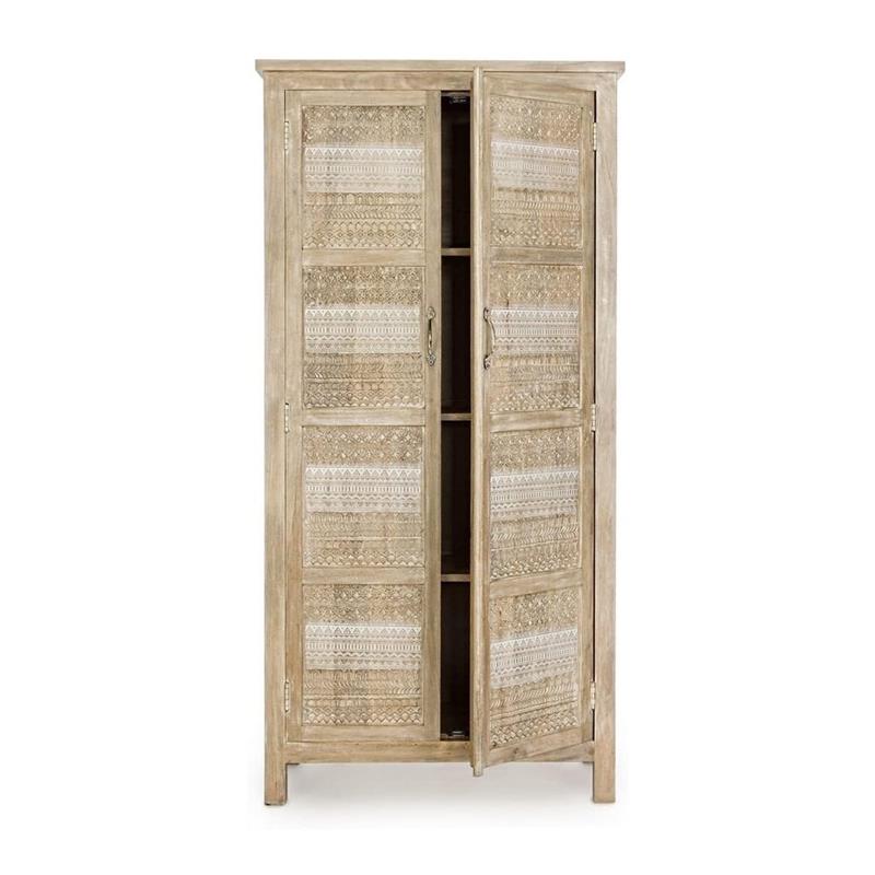 ALMIRA MOBILE 2/A INTARSI BIANCHI  88X40X178