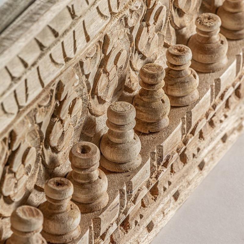 INDI CORNICE SPECCHIO SCOLPITO 90X16X150
