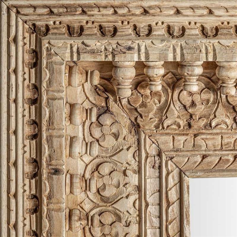 INDI CORNICE SPECCHIO SCOLPITO 90X16X150