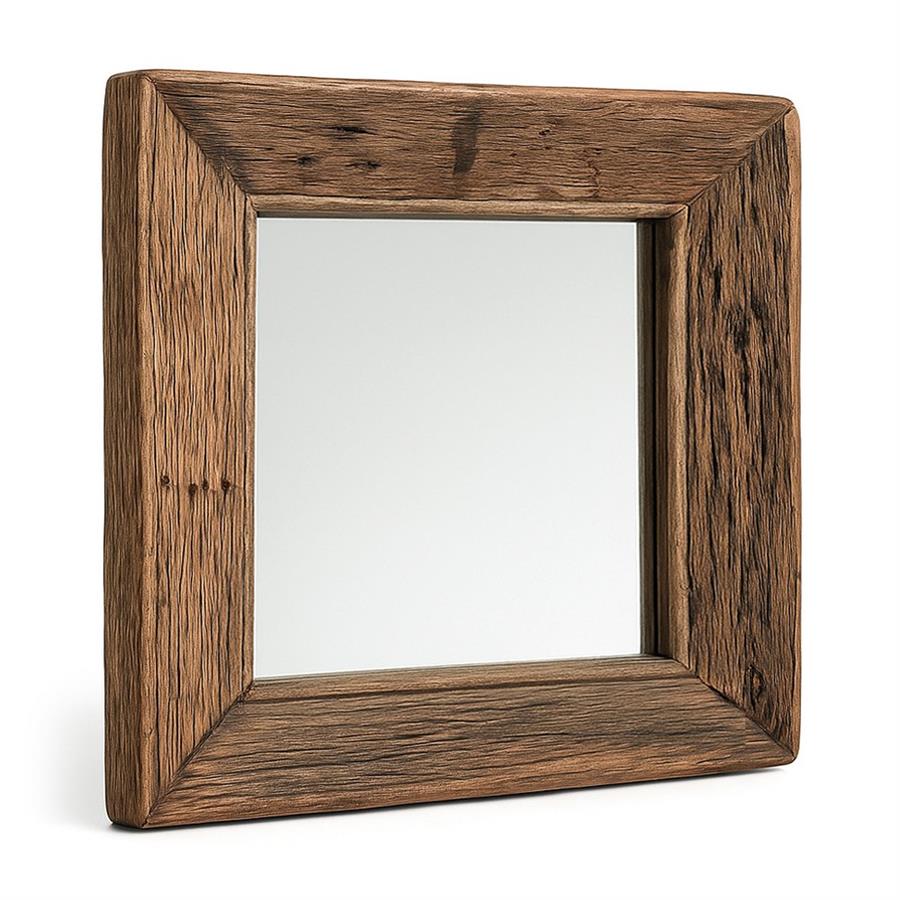SPECCHIO LEGNO LISCIO 53X3X53