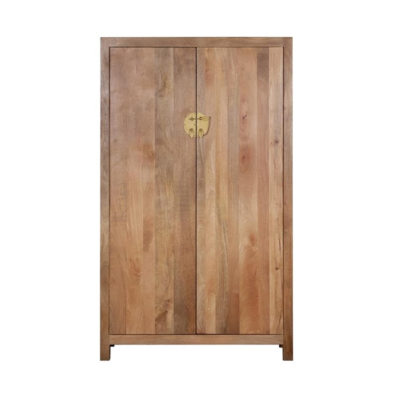 NEELAM ARMADIO NATURAL 2/A E 4 CASSETTI INTERNI 120X50X200CM