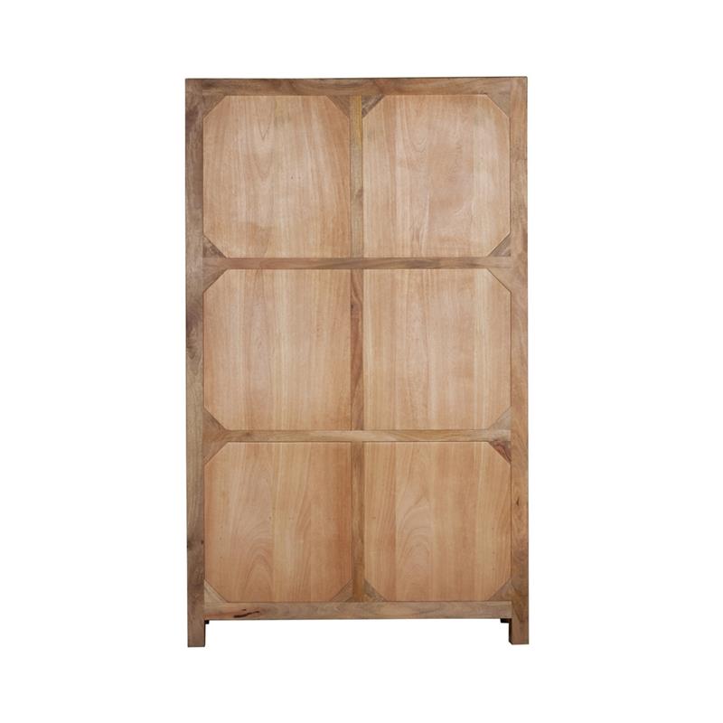 NEELAM ARMADIO NATURAL 2/A E 4 CASSETTI INTERNI 120X50X200CM