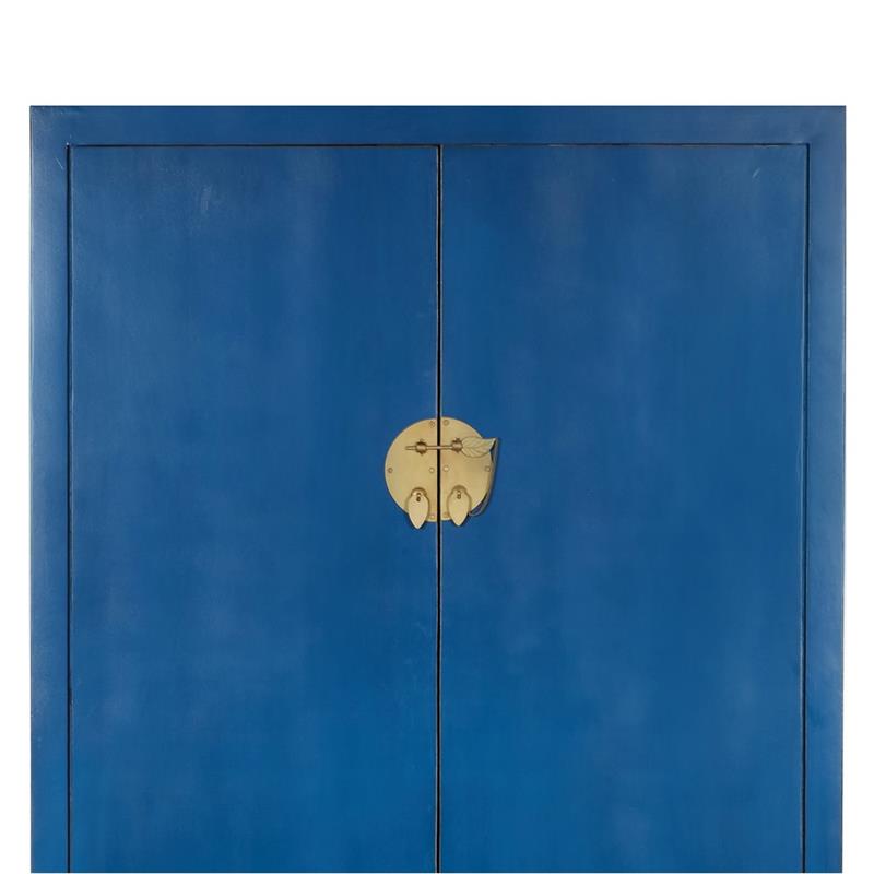 NEELAM ARMADIO BLU 2/A E 4 CASSETTI INTERNI 120X50X200CM