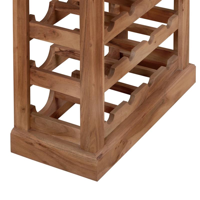 CANTINETTA PORTABOTTIGLIE IN MANGO NATURAL 56,5X25,5X130