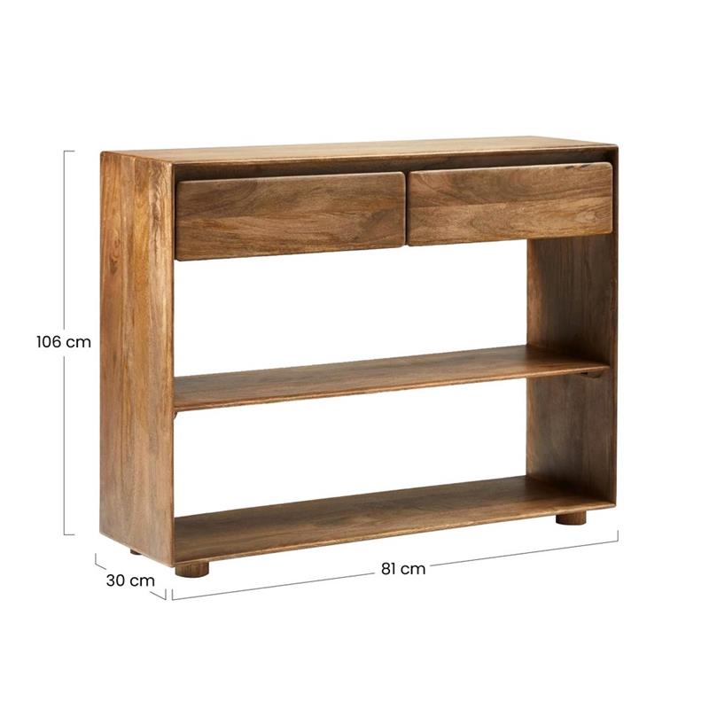 LARS CONSOLLE MANGO 2/C 106X30X81