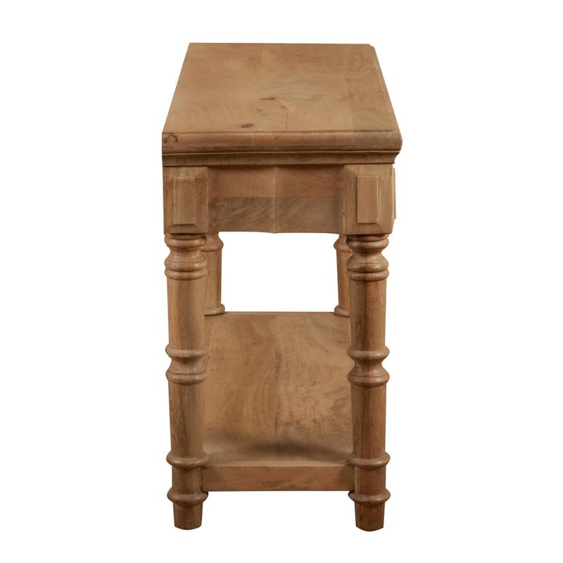 CONSOLLE ORIENTALE FINITURA NATURAL 115X45X80