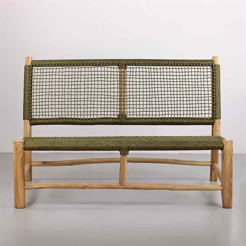 TERRA SET DIVANO - DUE POLTRONE + TAVOLINO TEAK RICICLATO
