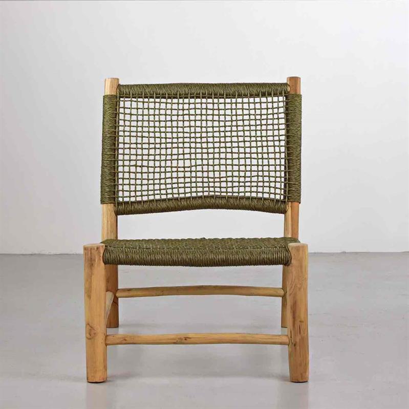 TERRA SET DIVANO - DUE POLTRONE + TAVOLINO TEAK RICICLATO