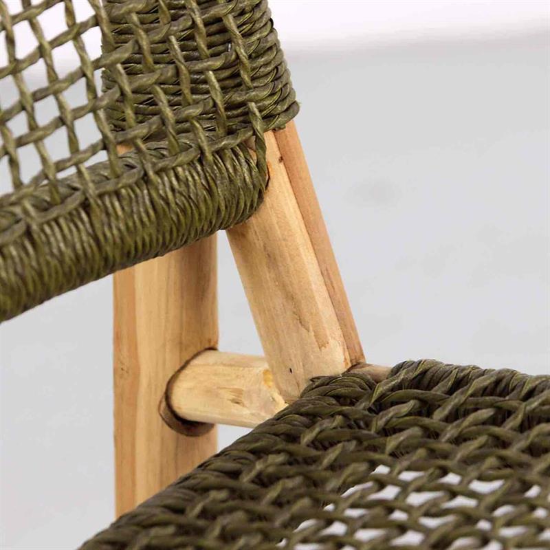 TERRA SET DIVANO - DUE POLTRONE + TAVOLINO TEAK RICICLATO