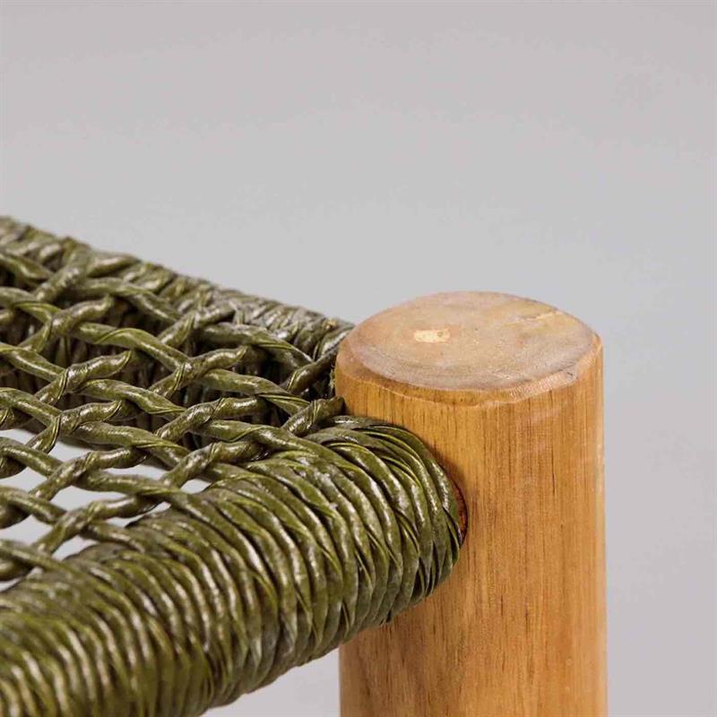 TERRA SET DIVANO - DUE POLTRONE + TAVOLINO TEAK RICICLATO