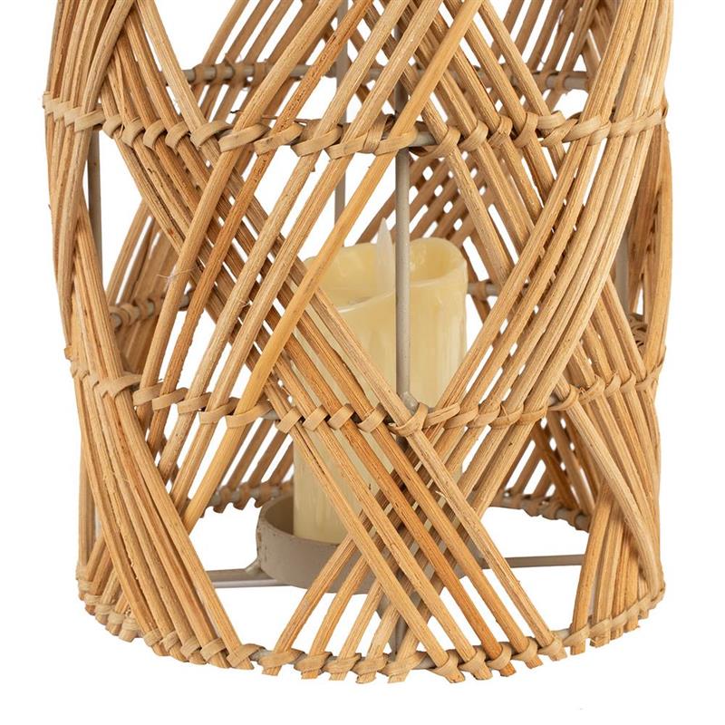 LANTERNA INTRECCIATA RATTAN D16